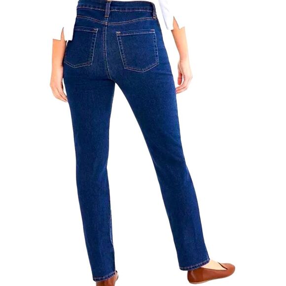 Style Co Relaxed Tapered Medium Wash Dark Blue Jeans Size 8 NEW - Picture 7 of 7